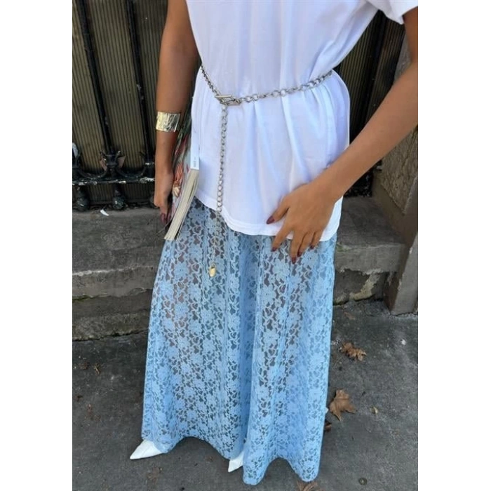 Maxi Dantel Etek 4047