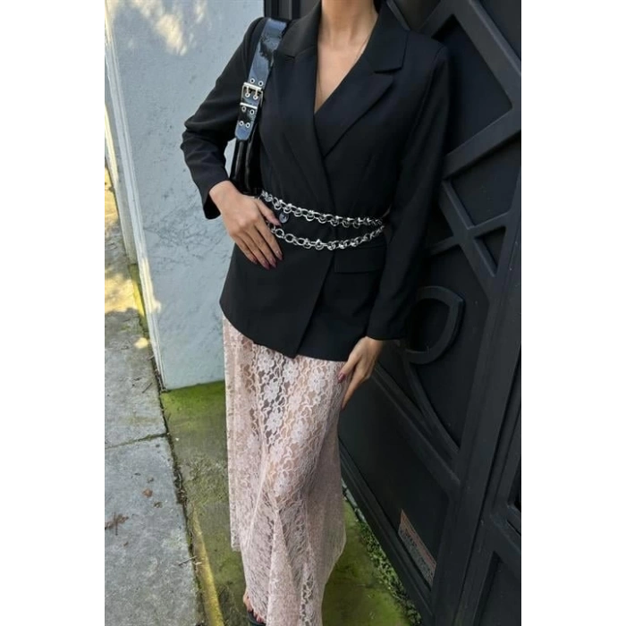 Maxi Dantel Etek 4047