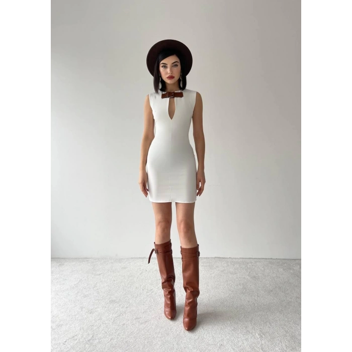 Nadia Kemerli Mini Elbise