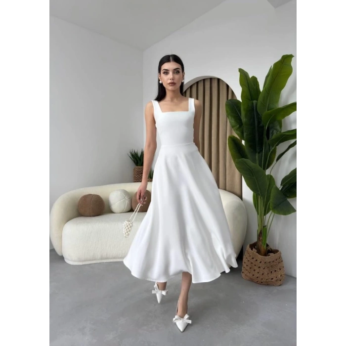 Neapolitan Askılı Elbise