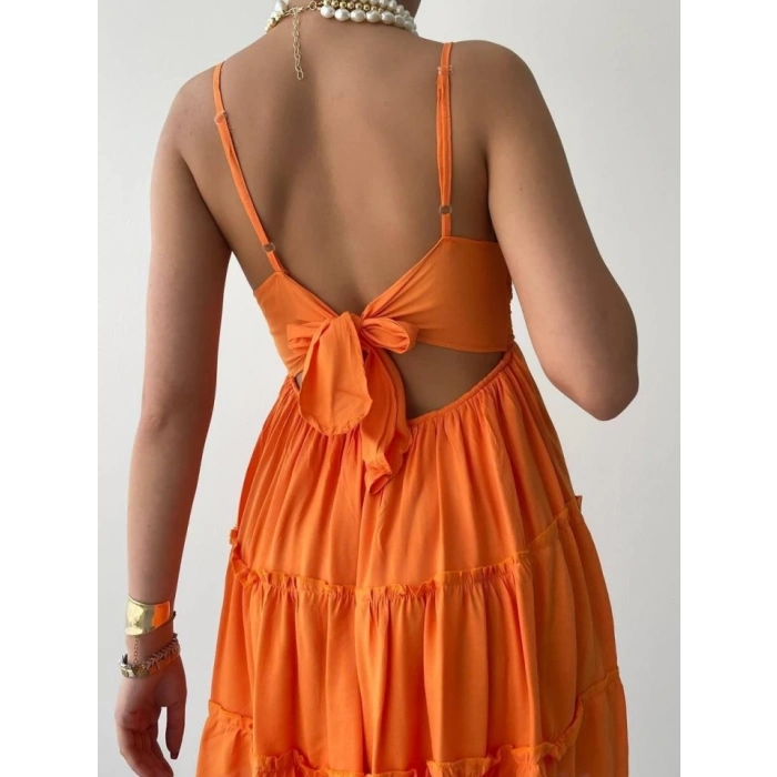 Nivel Göğsü Büzgülü Elbise