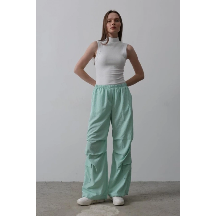 Paraşüt Cargo Pantolon - Mint