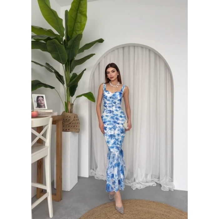 Peran Büzgülü Elbise