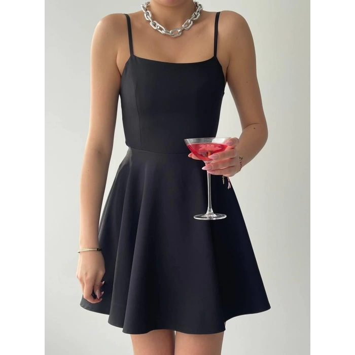 Pole İp Askılı Elbise