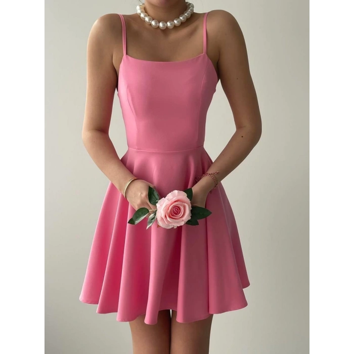 Pole İp Askılı Elbise