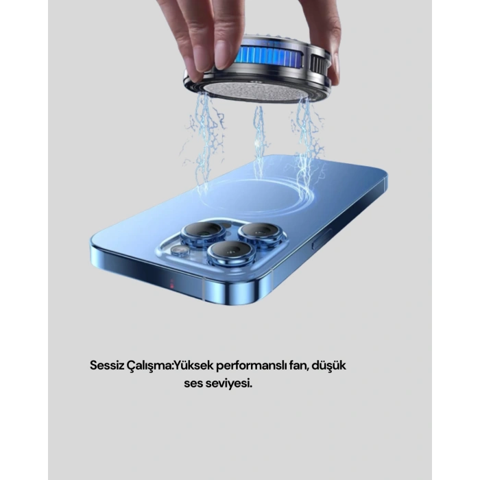 RGB LED Telefon Soğutucu Fan Yüksek Hızlı Soğutma Oyuncu Cooler