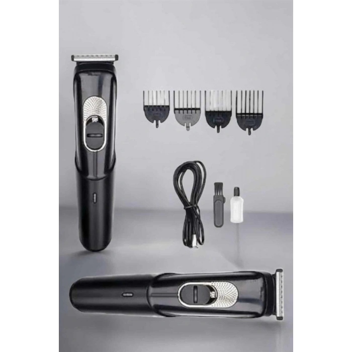 Saç Sakal Vücut Şarjlı Kablosuz Tıraş Makinesi Profesyonel Paslanmaz Çelik
