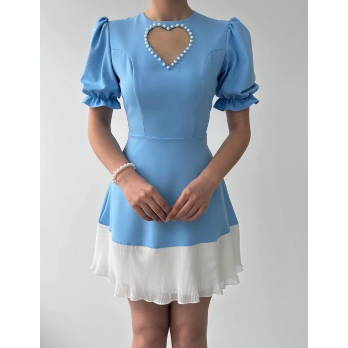 Safe Kalp Detaylı Elbise