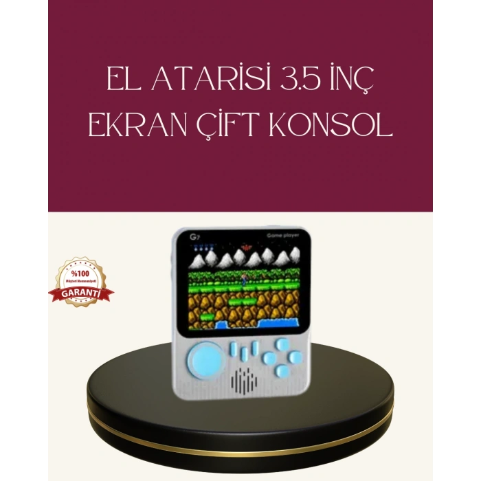 Şarjlı 3.5 İnç Retro Oyun Konsolu