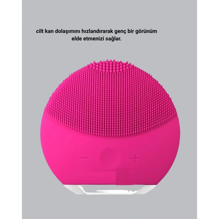 Şarjlı Su Geçirmez Yüz Temizleme ve Masaj Aleti – 3 Fonksiyonlu