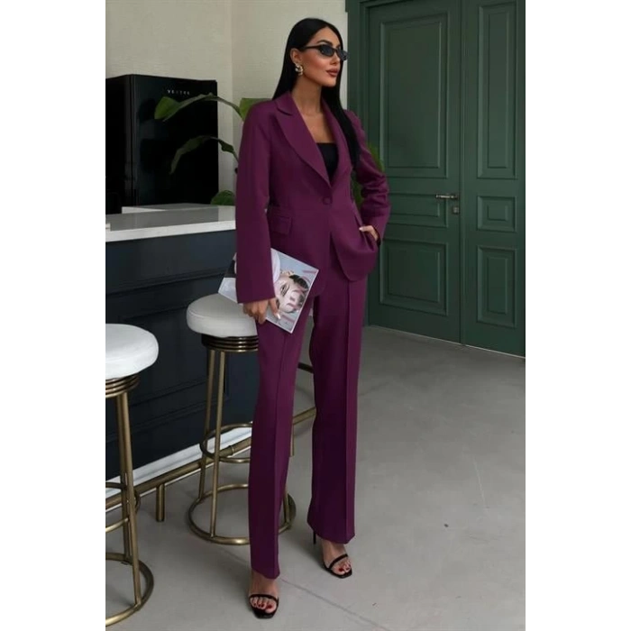 Sırt Dantel Detay Premium Takım Elbise 10031