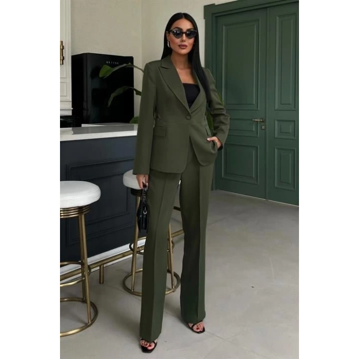 Sırt Dantel Detay Premium Takım Elbise 10031