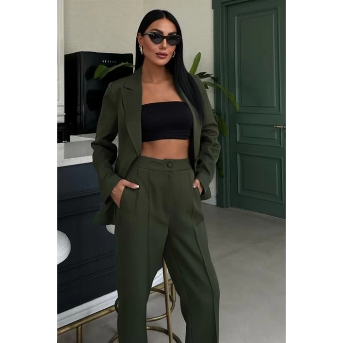 Sırt Dantel Detay Premium Takım Elbise 10031