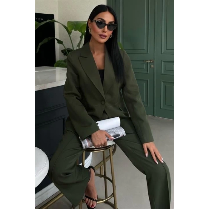 Sırt Dantel Detay Premium Takım Elbise 10031