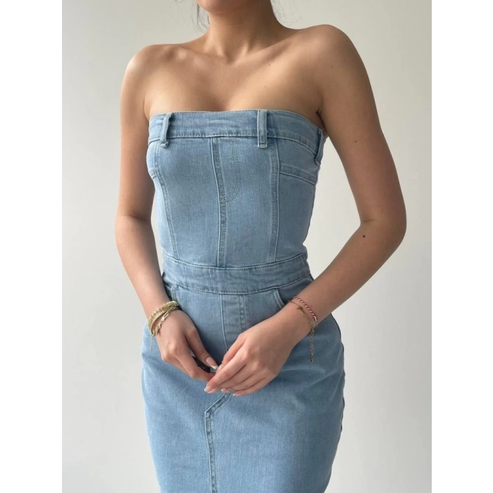 Sonic Straplez Elbise