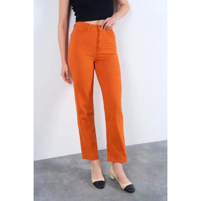 Strong Düz Pantolon - Oranj