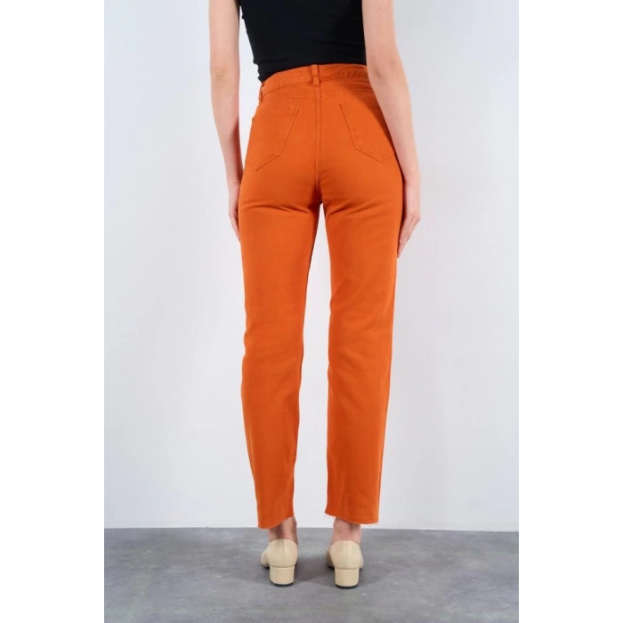 Strong Düz Pantolon - Oranj