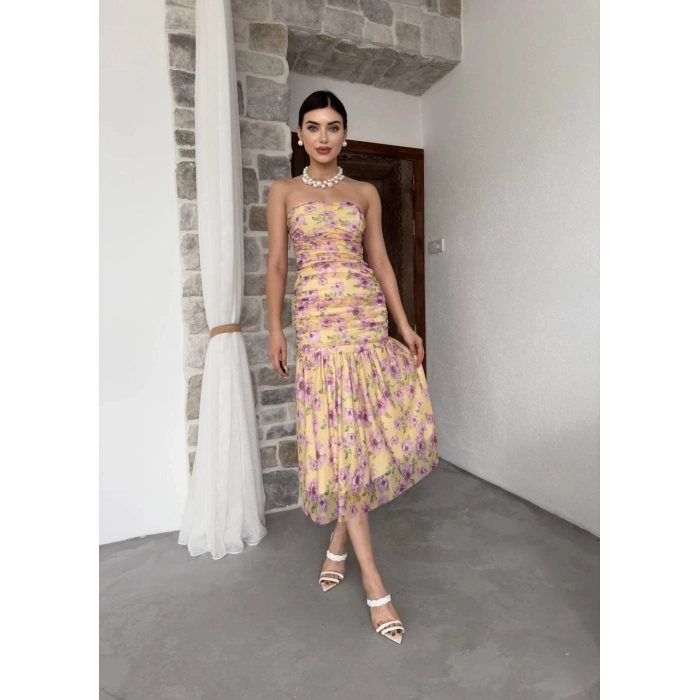 Talia Straplez Elbise