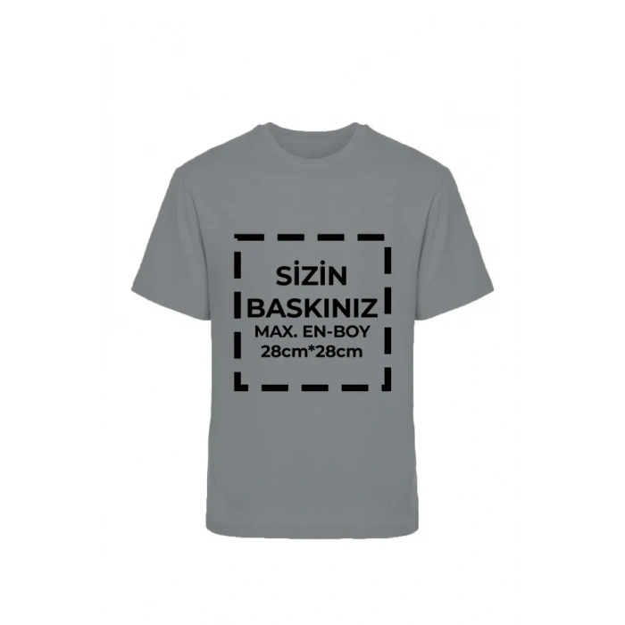 Tişört Tasarla 20/1 Kumaş - Füme