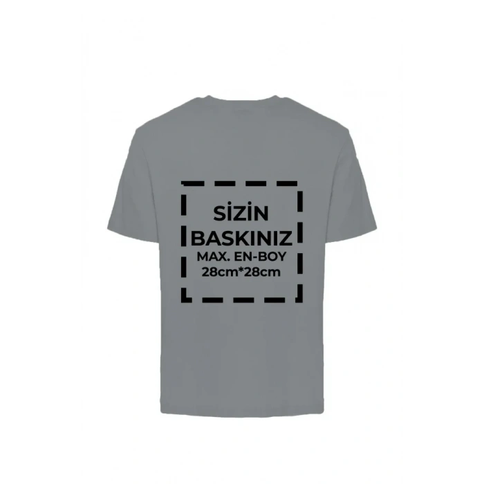 Tişört Tasarla 20/1 Kumaş - Füme