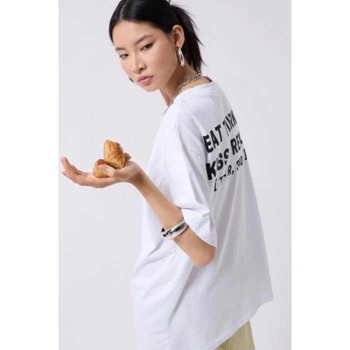 Turkish Sırt Baskılı Oversize T-Shirt