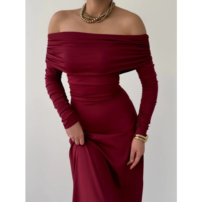 Uras Straplez Elbise