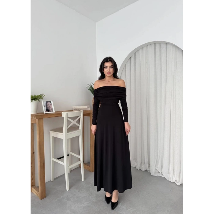 Uras Straplez Elbise