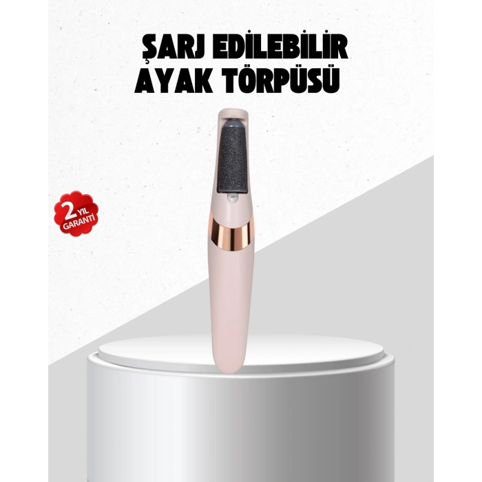 USB Şarjlı Ayak Törpüsü Nasır Temizleyici Elektrikli