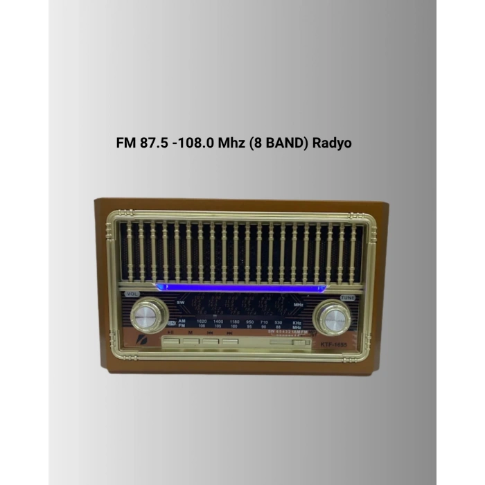 USB ve Hafıza Kart Girişli Radyo Hoparlör