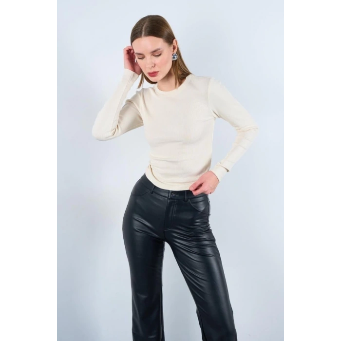 Uzun Kollu Body - Ekru