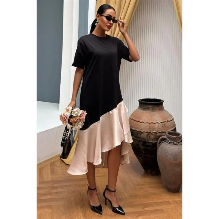 Volanlı Süprem Elbise 2864