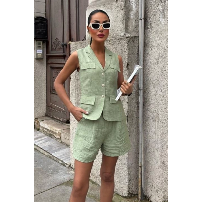 Yelek Şort Viscon Takım 10156-17