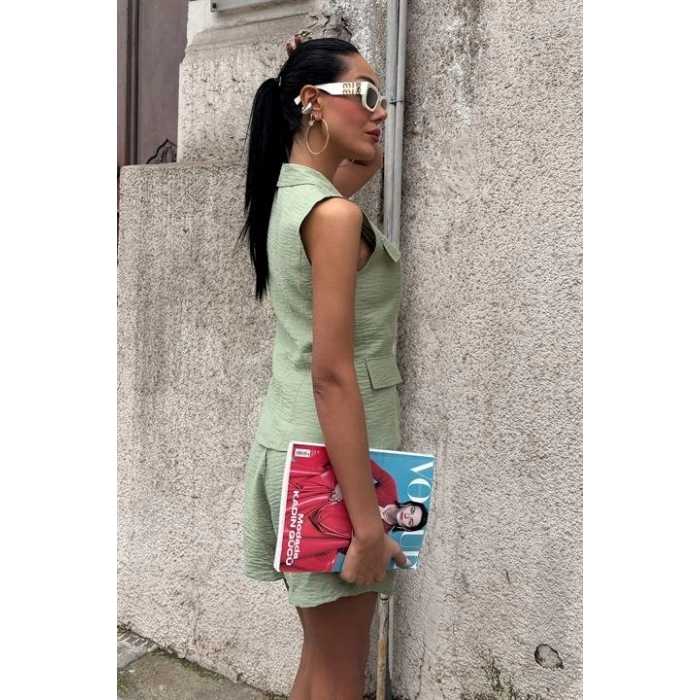 Yelek Şort Viscon Takım 10156-17