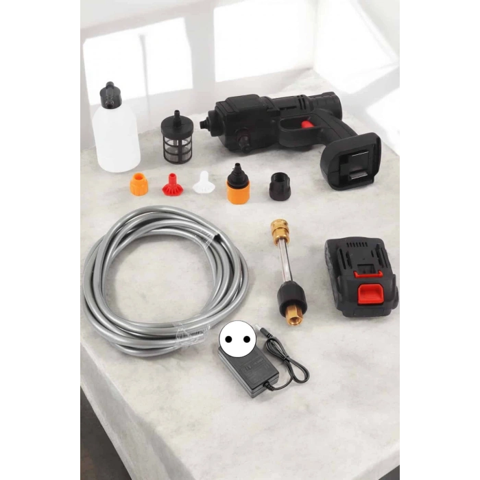 Yeni Nesil Araç Yıkama Şarjlı Tabancası Basınçlı Su Hazneli