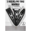 3 Başlıklı Profesyonel Tıraş Makinesi