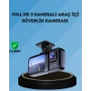 360° Kapsama Sahip Full HD Araç Kamerası 3’lü Kayıt Gece Görüşlü DashCam