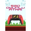 520 Retro Oyunlu El Konsolu Atari Oyun Konsolu Taşınabilir