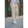 Erkek Beli Bağcıklı Jogger Pantolon