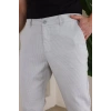 Erkek Casual Slim Fit Cord Desenli Kumaş Pantolon