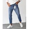 Erkek Mavi Mom Jean