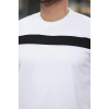 Erkek şerit Detaylı Kısa Kollu T-shirt