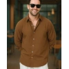 Erkek Uzun Kollu Regular Sofya Keten Gömlek