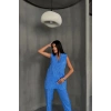 JAKAR KUMAŞ YELEK - PANTOLON TAKIM - Mavi