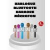 Kablosuz Bluetooth Karaoke Mikrofon  Yankı Efektli