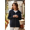 Kadın Uzun Kollu Fermuar Detay Sweat Shirt