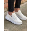 KB-309  Kuback Beyaz Fermuar Ve Bağcıklı  Günlük Erkek  Ayakkabı