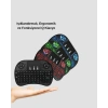 LED Işıklı Q Klavye – Touchpad, Numerik Tuş Takımı ve Multimedya Kısayolları