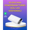 Lightning ve Type-C Girişli 50000mAh Powerbank