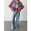 PARÇALI KOT CEKET - PANTOLON TAKIM - Fuşya