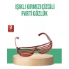 Renkli Işıklı Gözlük Eğlenceli Gece Aksesuarı